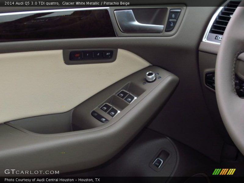 Glacier White Metallic / Pistachio Beige 2014 Audi Q5 3.0 TDI quattro