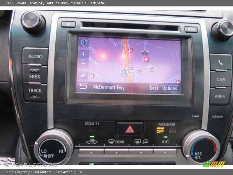 Attitude Black Metallic / Black/Ash 2012 Toyota Camry SE