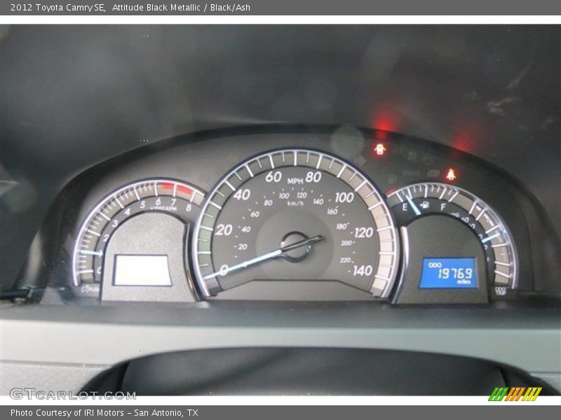 Attitude Black Metallic / Black/Ash 2012 Toyota Camry SE