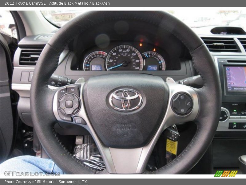 Attitude Black Metallic / Black/Ash 2012 Toyota Camry SE