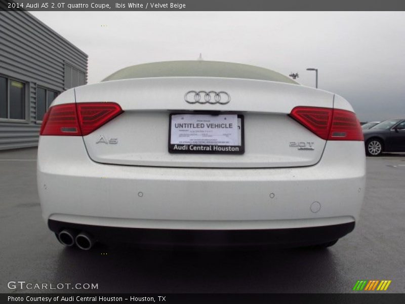 Ibis White / Velvet Beige 2014 Audi A5 2.0T quattro Coupe