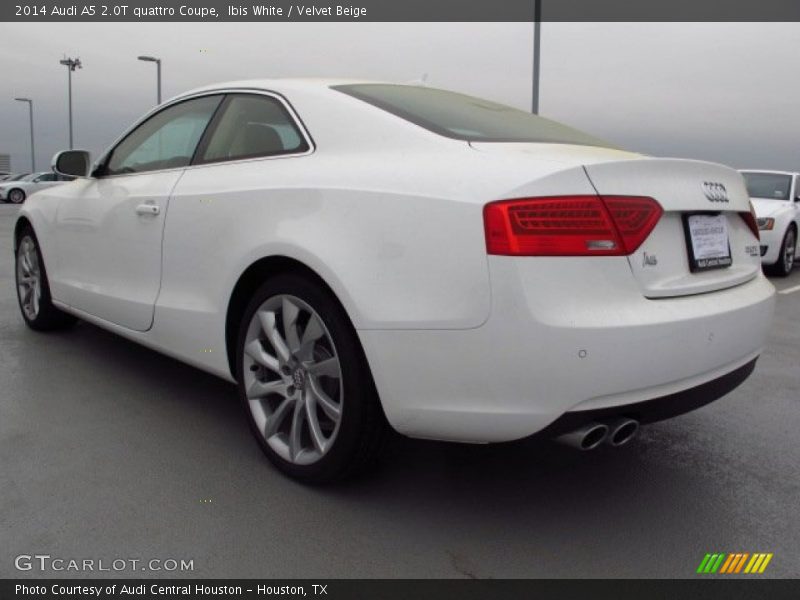 Ibis White / Velvet Beige 2014 Audi A5 2.0T quattro Coupe