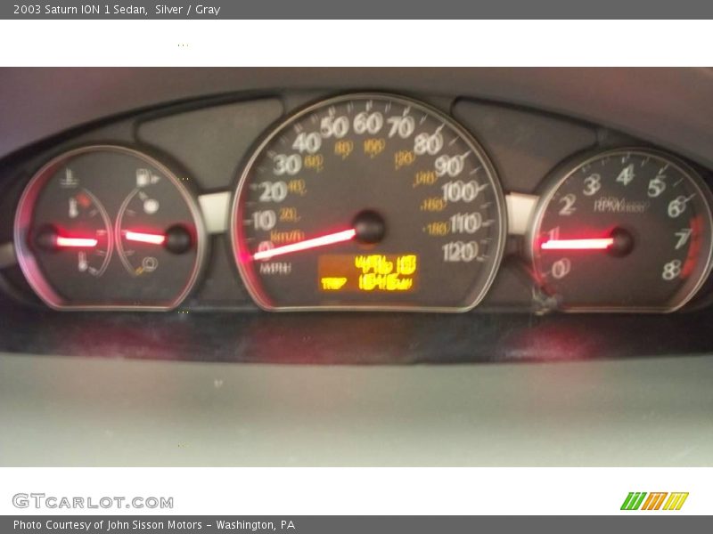 Silver / Gray 2003 Saturn ION 1 Sedan