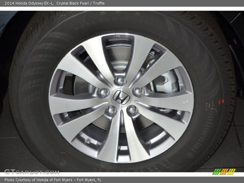 Crystal Black Pearl / Truffle 2014 Honda Odyssey EX-L