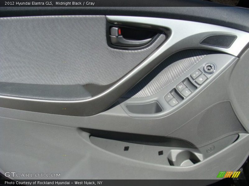 Midnight Black / Gray 2012 Hyundai Elantra GLS