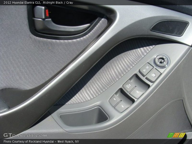 Midnight Black / Gray 2012 Hyundai Elantra GLS