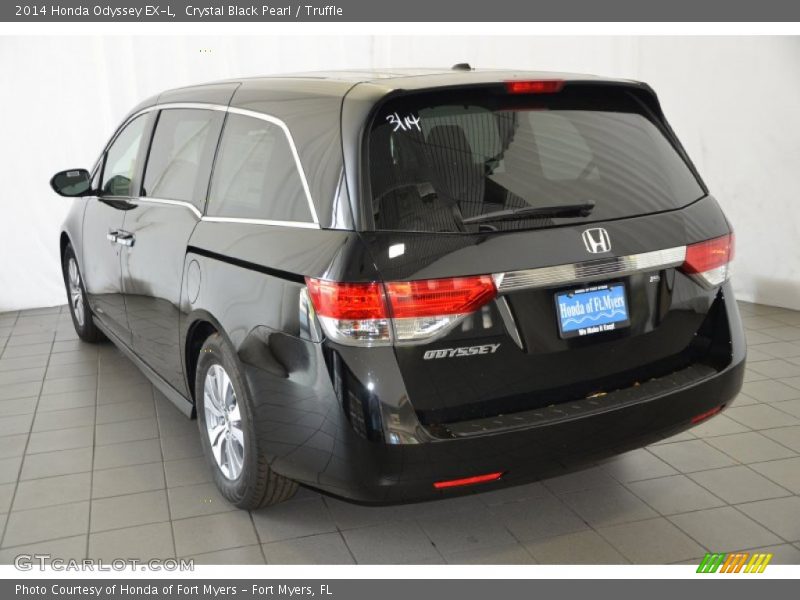 Crystal Black Pearl / Truffle 2014 Honda Odyssey EX-L