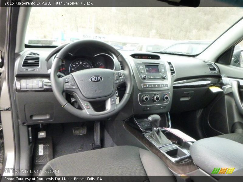 Black Interior - 2015 Sorento LX AWD 