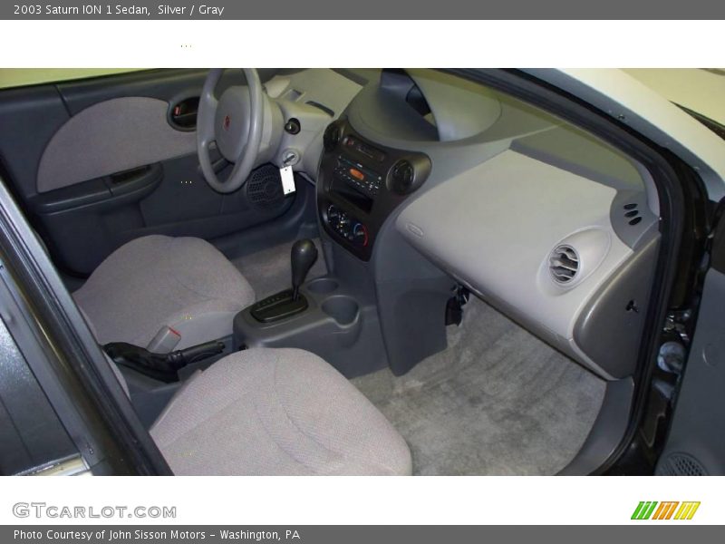 Silver / Gray 2003 Saturn ION 1 Sedan