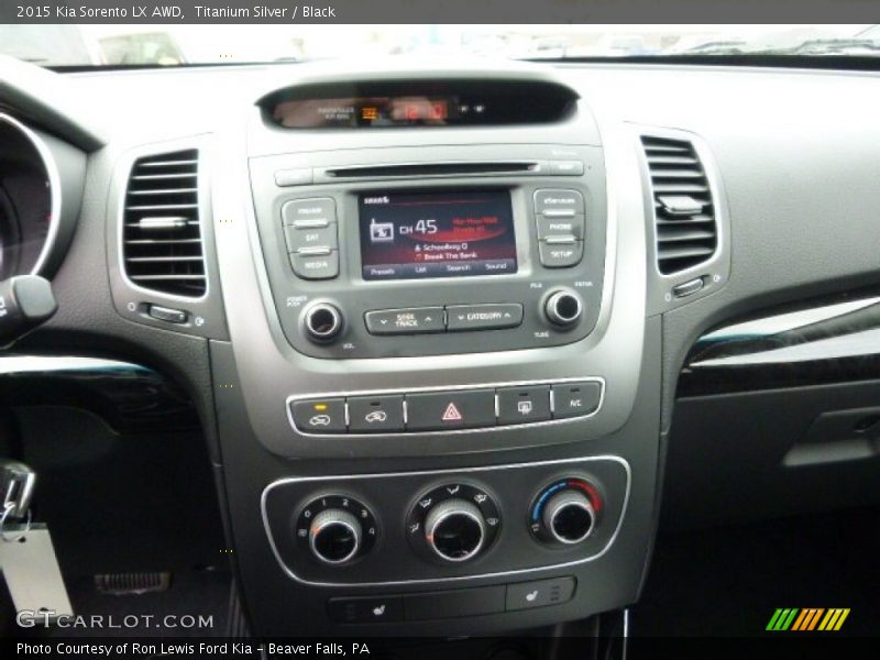 Controls of 2015 Sorento LX AWD