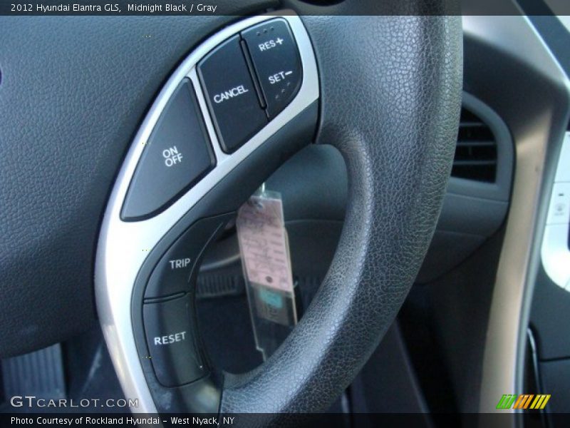 Midnight Black / Gray 2012 Hyundai Elantra GLS