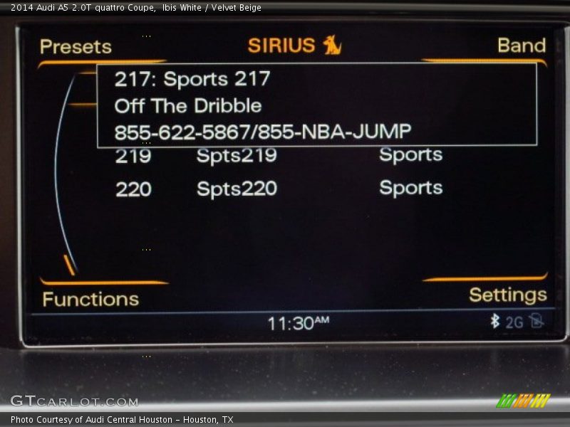 Ibis White / Velvet Beige 2014 Audi A5 2.0T quattro Coupe