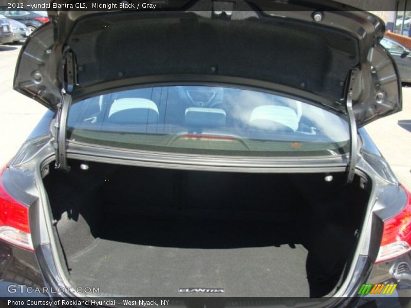 Midnight Black / Gray 2012 Hyundai Elantra GLS