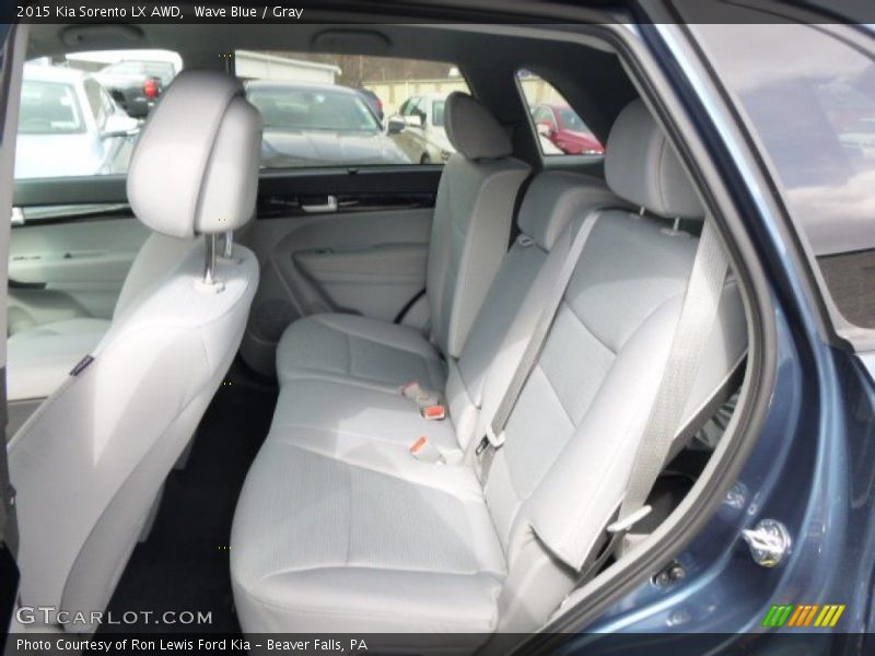 Rear Seat of 2015 Sorento LX AWD