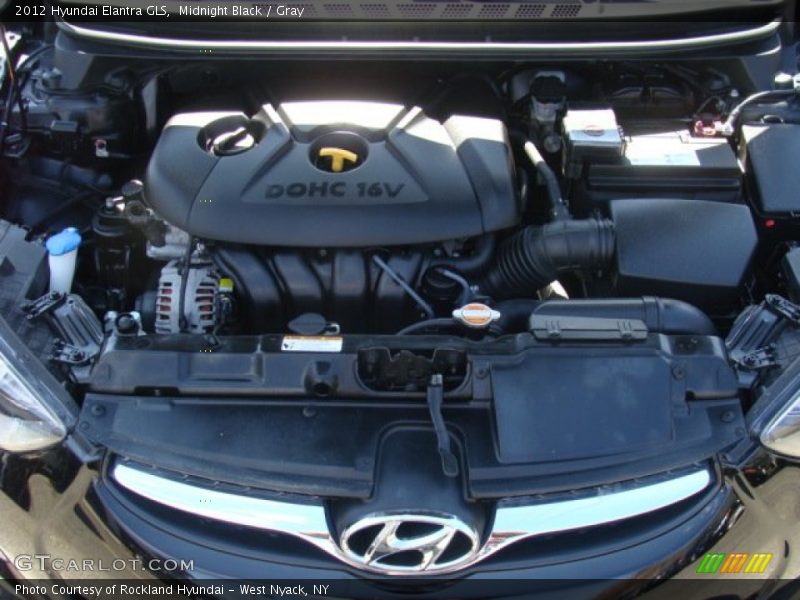 Midnight Black / Gray 2012 Hyundai Elantra GLS