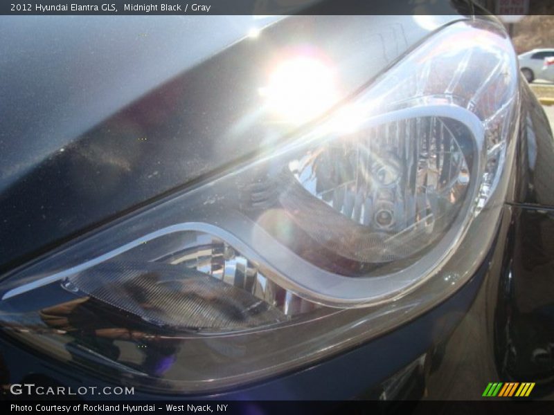 Midnight Black / Gray 2012 Hyundai Elantra GLS
