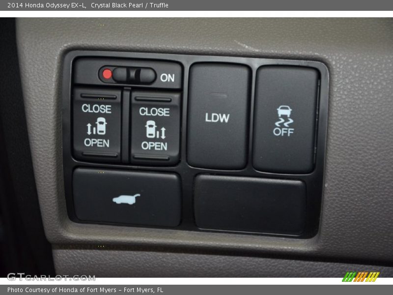 Crystal Black Pearl / Truffle 2014 Honda Odyssey EX-L