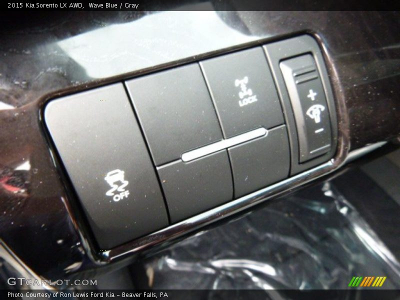 Wave Blue / Gray 2015 Kia Sorento LX AWD