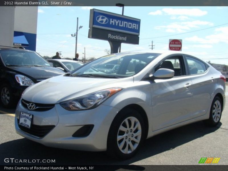 Silver / Gray 2012 Hyundai Elantra GLS