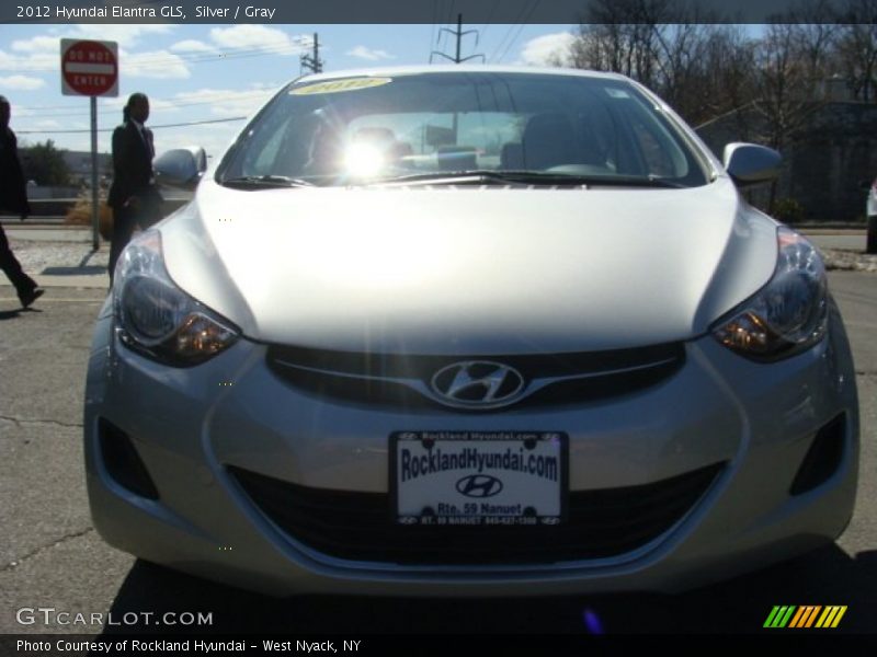Silver / Gray 2012 Hyundai Elantra GLS