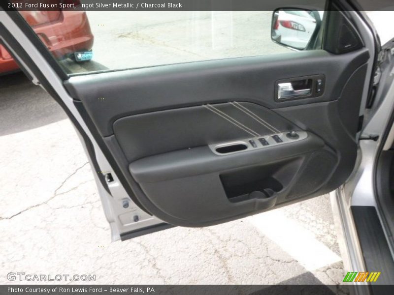 Ingot Silver Metallic / Charcoal Black 2012 Ford Fusion Sport