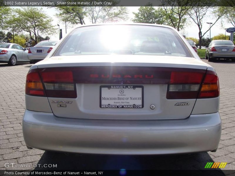 Silver Stone Metallic / Dark Gray 2002 Subaru Legacy L Sedan