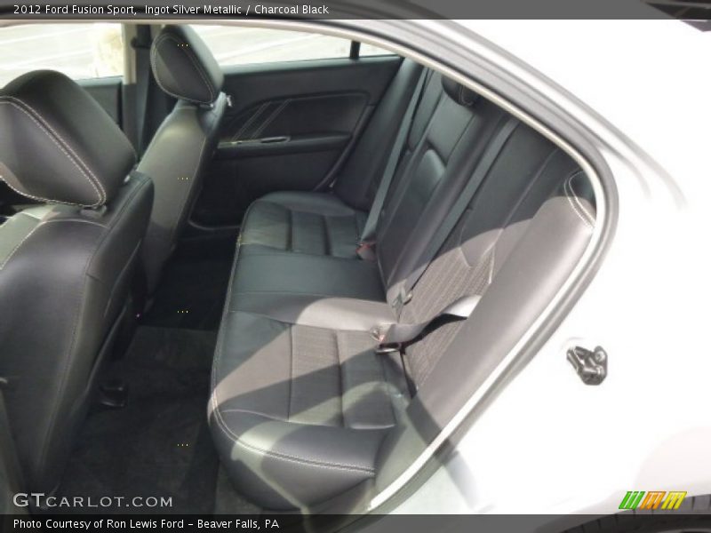 Ingot Silver Metallic / Charcoal Black 2012 Ford Fusion Sport