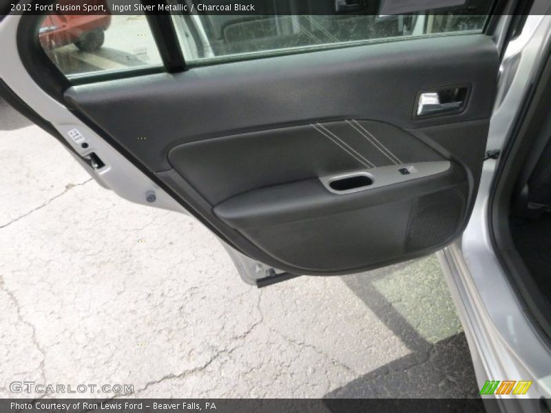 Ingot Silver Metallic / Charcoal Black 2012 Ford Fusion Sport