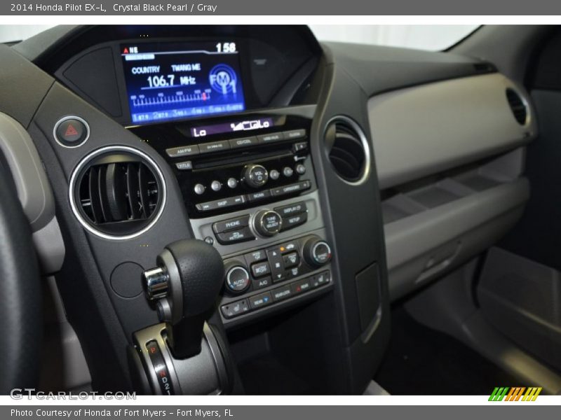 Crystal Black Pearl / Gray 2014 Honda Pilot EX-L