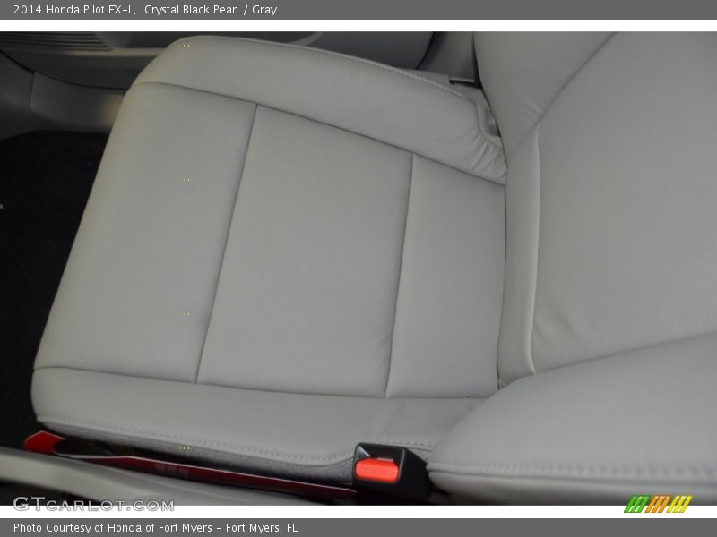 Crystal Black Pearl / Gray 2014 Honda Pilot EX-L