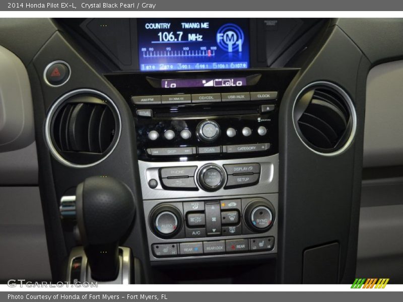 Crystal Black Pearl / Gray 2014 Honda Pilot EX-L