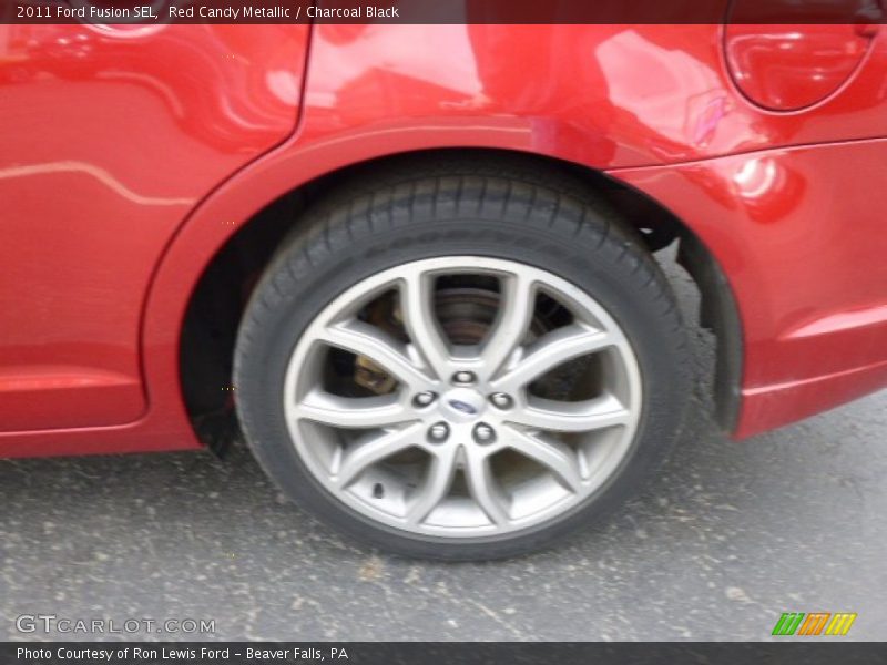 Red Candy Metallic / Charcoal Black 2011 Ford Fusion SEL