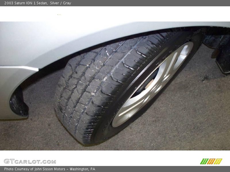 Silver / Gray 2003 Saturn ION 1 Sedan