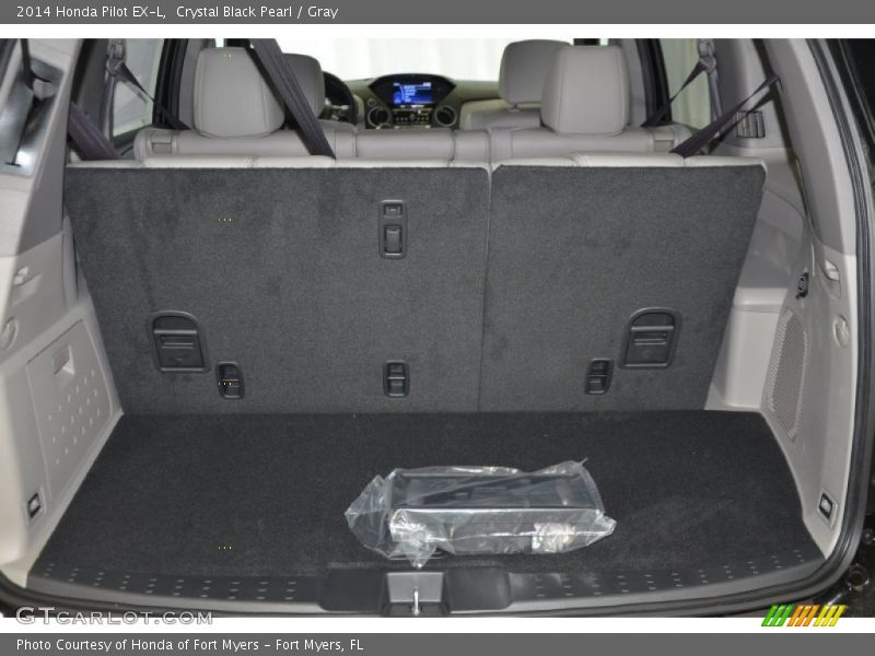 Crystal Black Pearl / Gray 2014 Honda Pilot EX-L