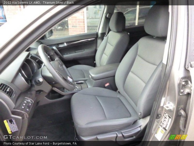 Titanium Silver / Black 2012 Kia Sorento LX AWD