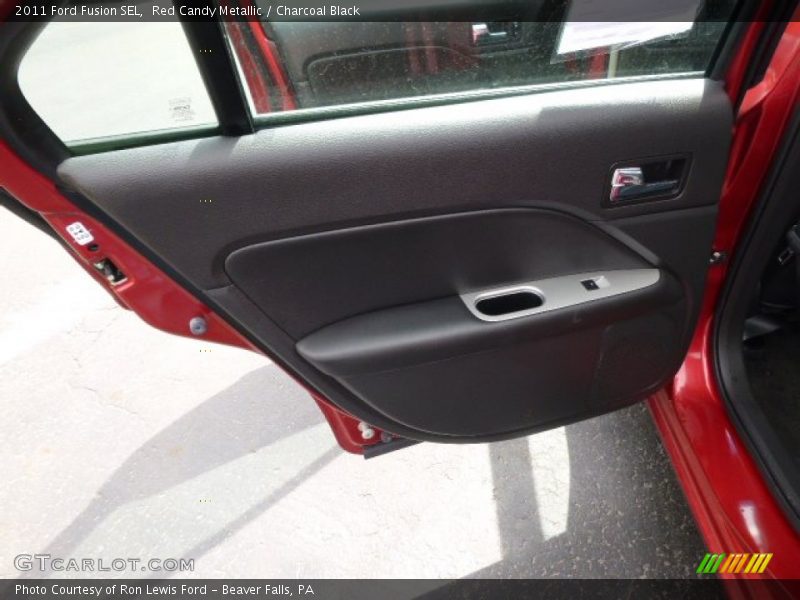 Red Candy Metallic / Charcoal Black 2011 Ford Fusion SEL