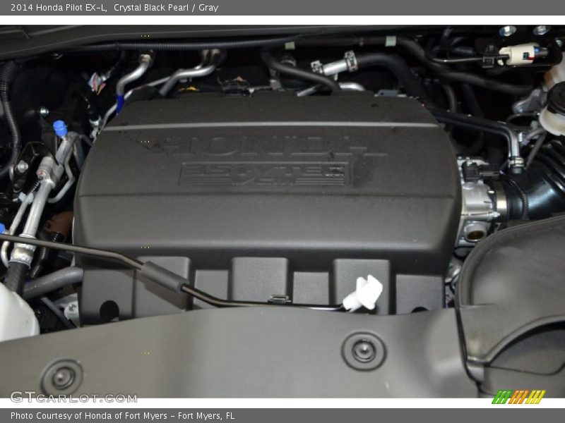 Crystal Black Pearl / Gray 2014 Honda Pilot EX-L