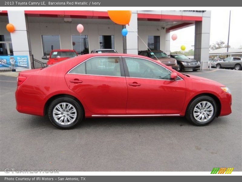 Barcelona Red Metallic / Ivory 2013 Toyota Camry LE