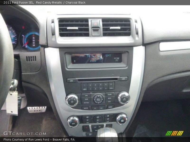 Red Candy Metallic / Charcoal Black 2011 Ford Fusion SEL