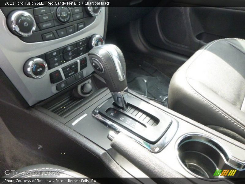 Red Candy Metallic / Charcoal Black 2011 Ford Fusion SEL