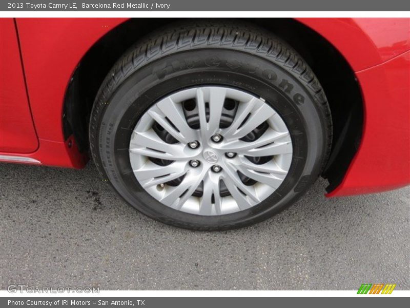 Barcelona Red Metallic / Ivory 2013 Toyota Camry LE