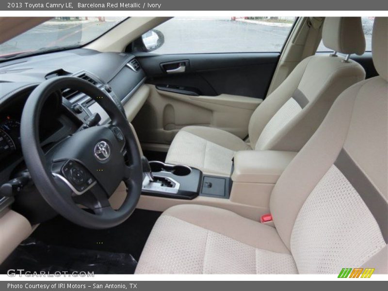 Barcelona Red Metallic / Ivory 2013 Toyota Camry LE
