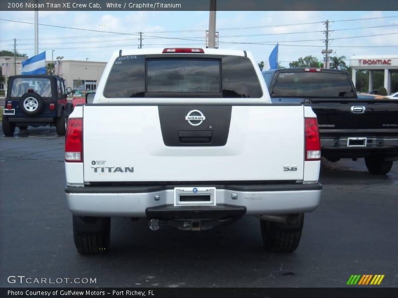 White / Graphite/Titanium 2006 Nissan Titan XE Crew Cab