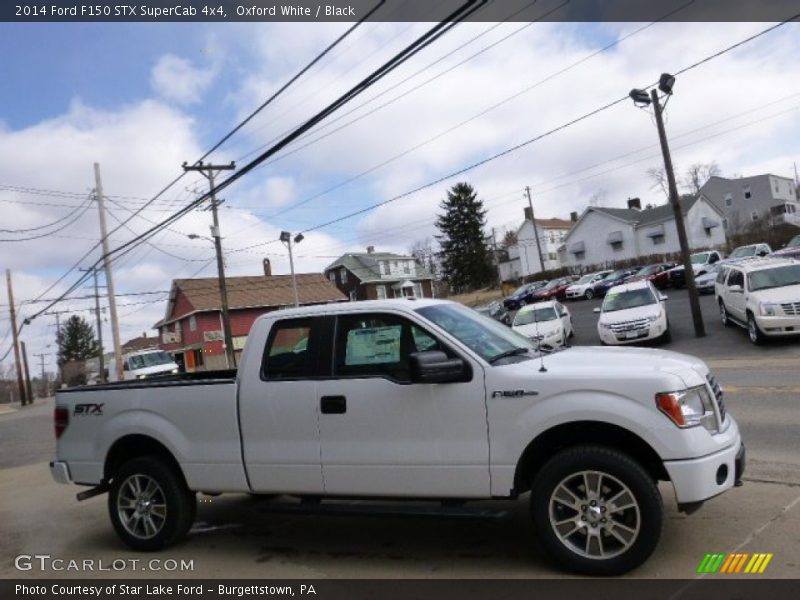 Oxford White / Black 2014 Ford F150 STX SuperCab 4x4