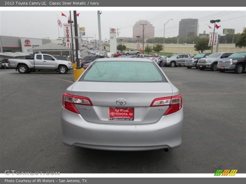 Classic Silver Metallic / Ivory 2013 Toyota Camry LE