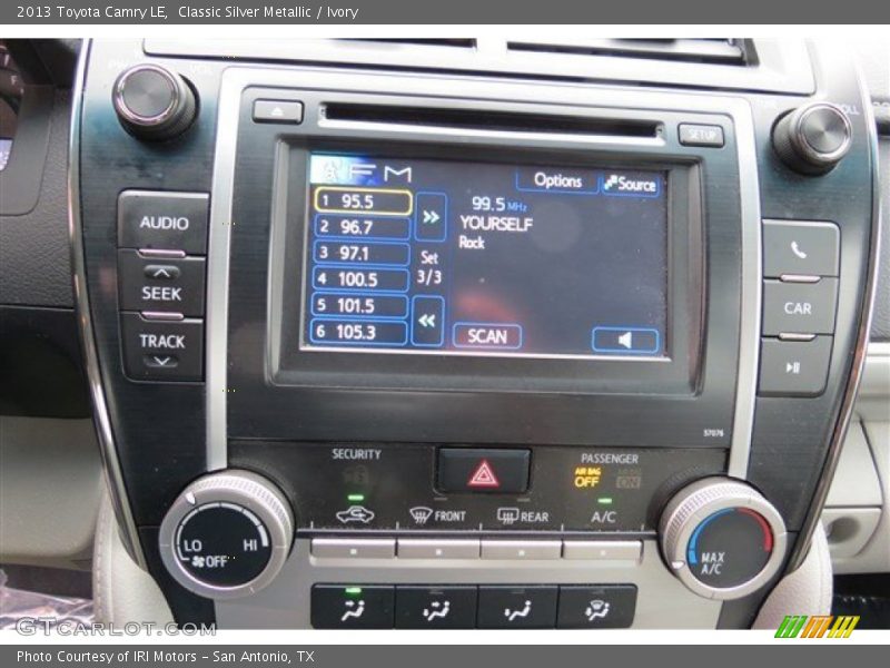 Classic Silver Metallic / Ivory 2013 Toyota Camry LE