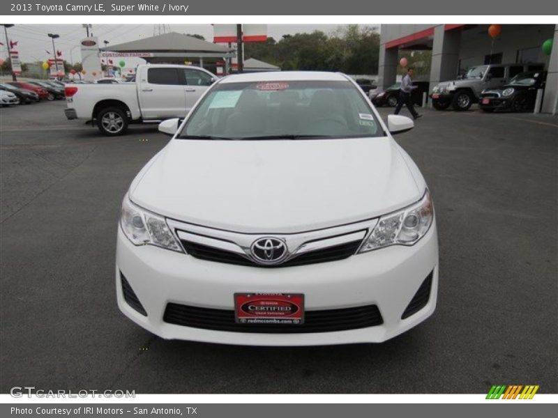 Super White / Ivory 2013 Toyota Camry LE