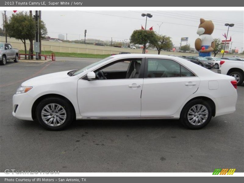 Super White / Ivory 2013 Toyota Camry LE