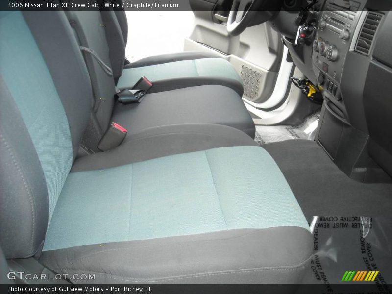 White / Graphite/Titanium 2006 Nissan Titan XE Crew Cab