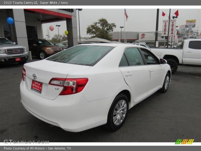 Super White / Ivory 2013 Toyota Camry LE